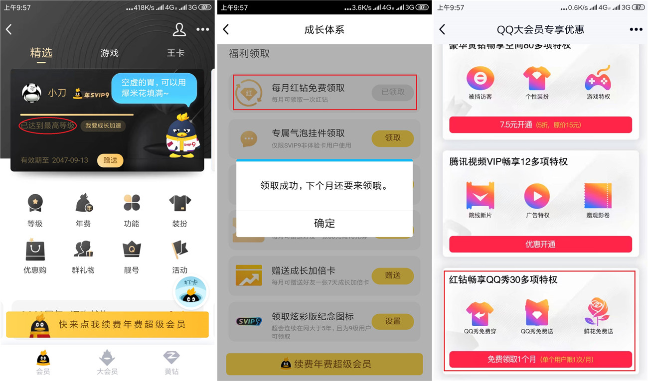 关于刷qq大会员最低网站的信息